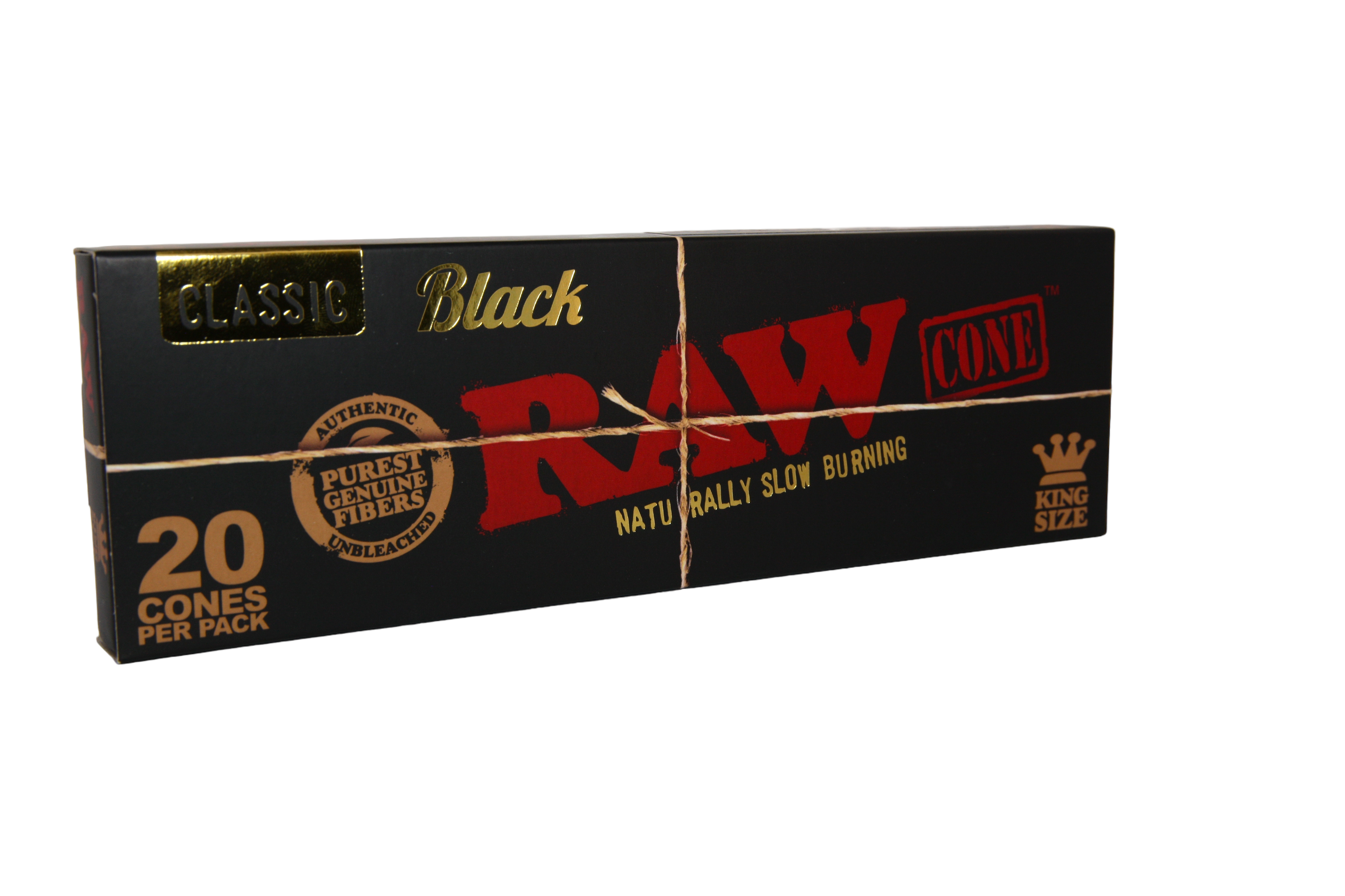 RAW Black Cones - King Size / 20 Pack