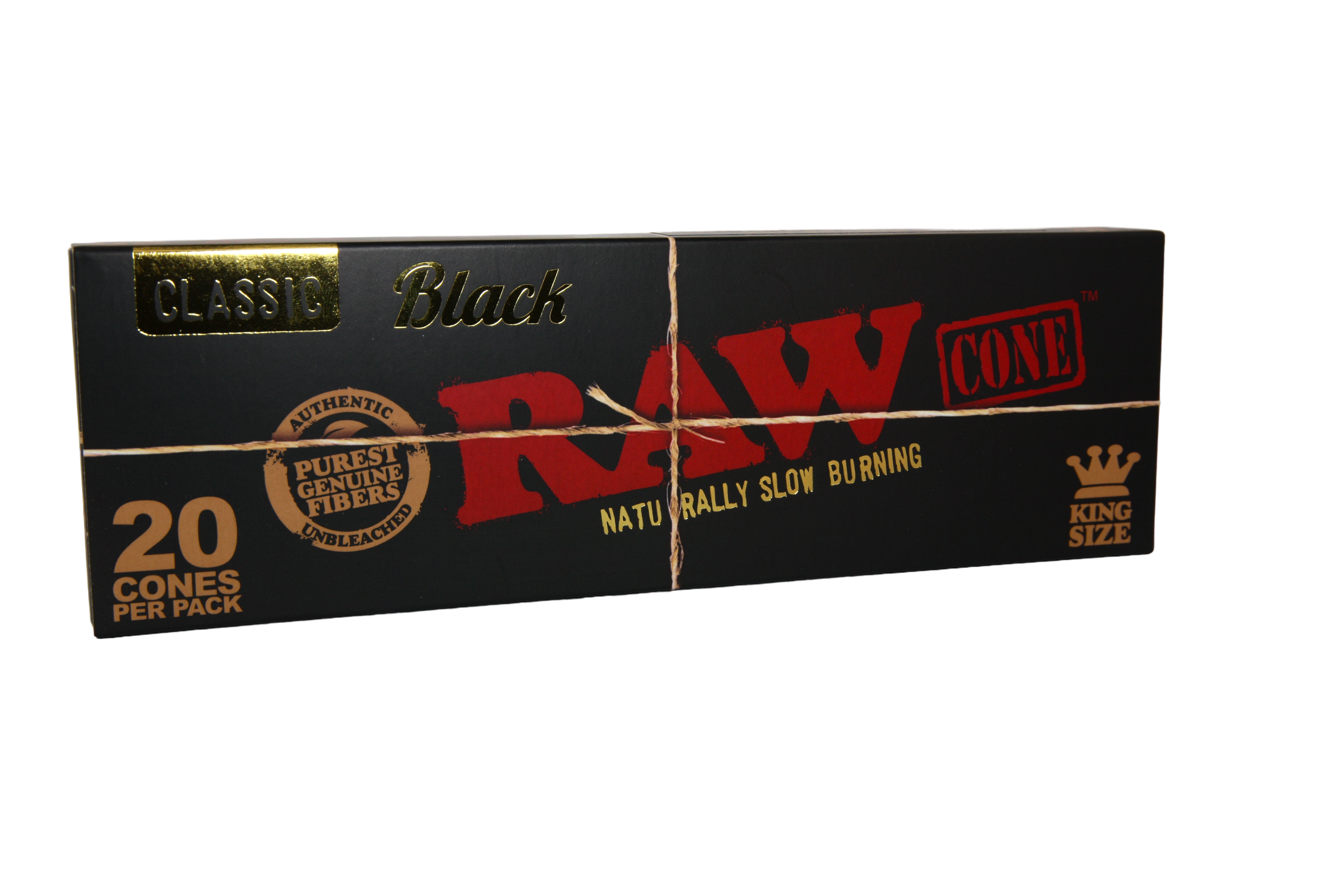 RAW Black Cones - King Size / 20 Pack