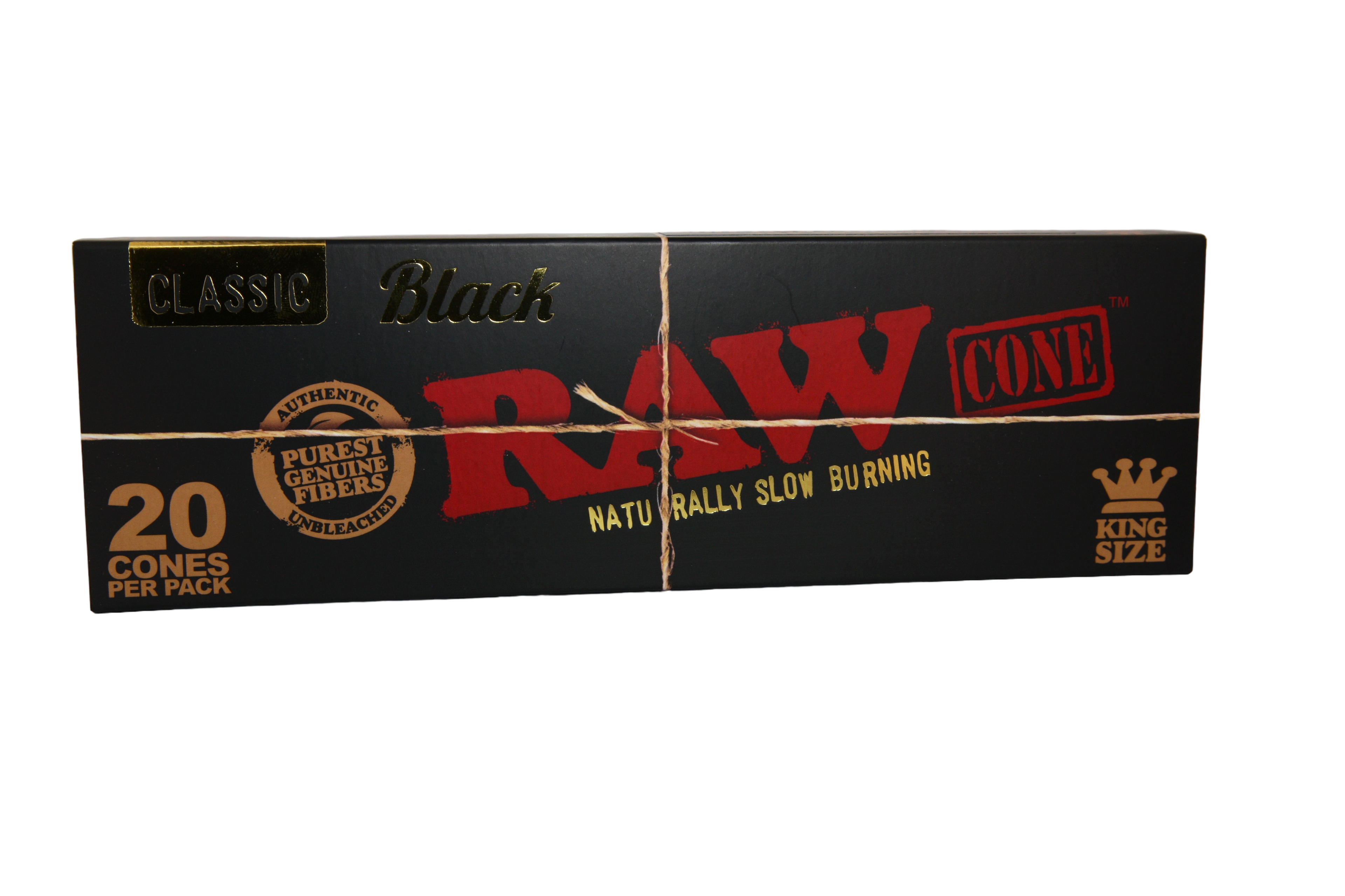 RAW Black Cones - King Size / 20 Pack