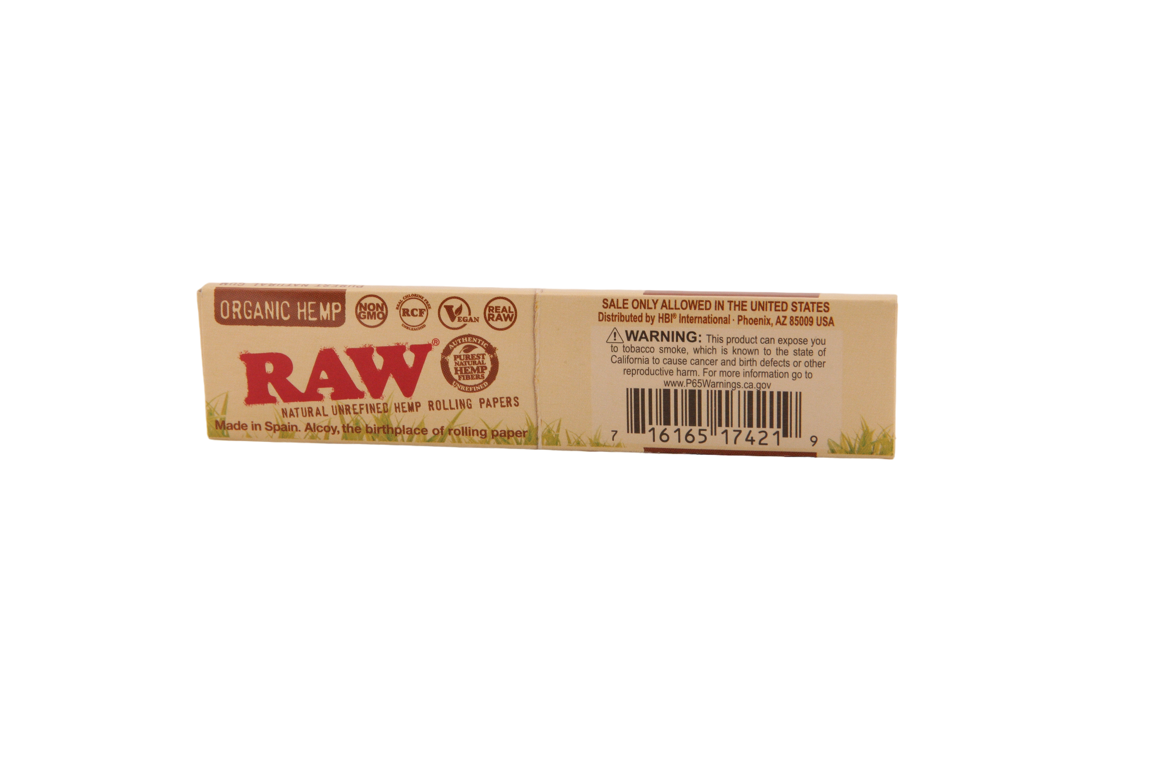 Raw Organic Hemp Papers- King Size Slim