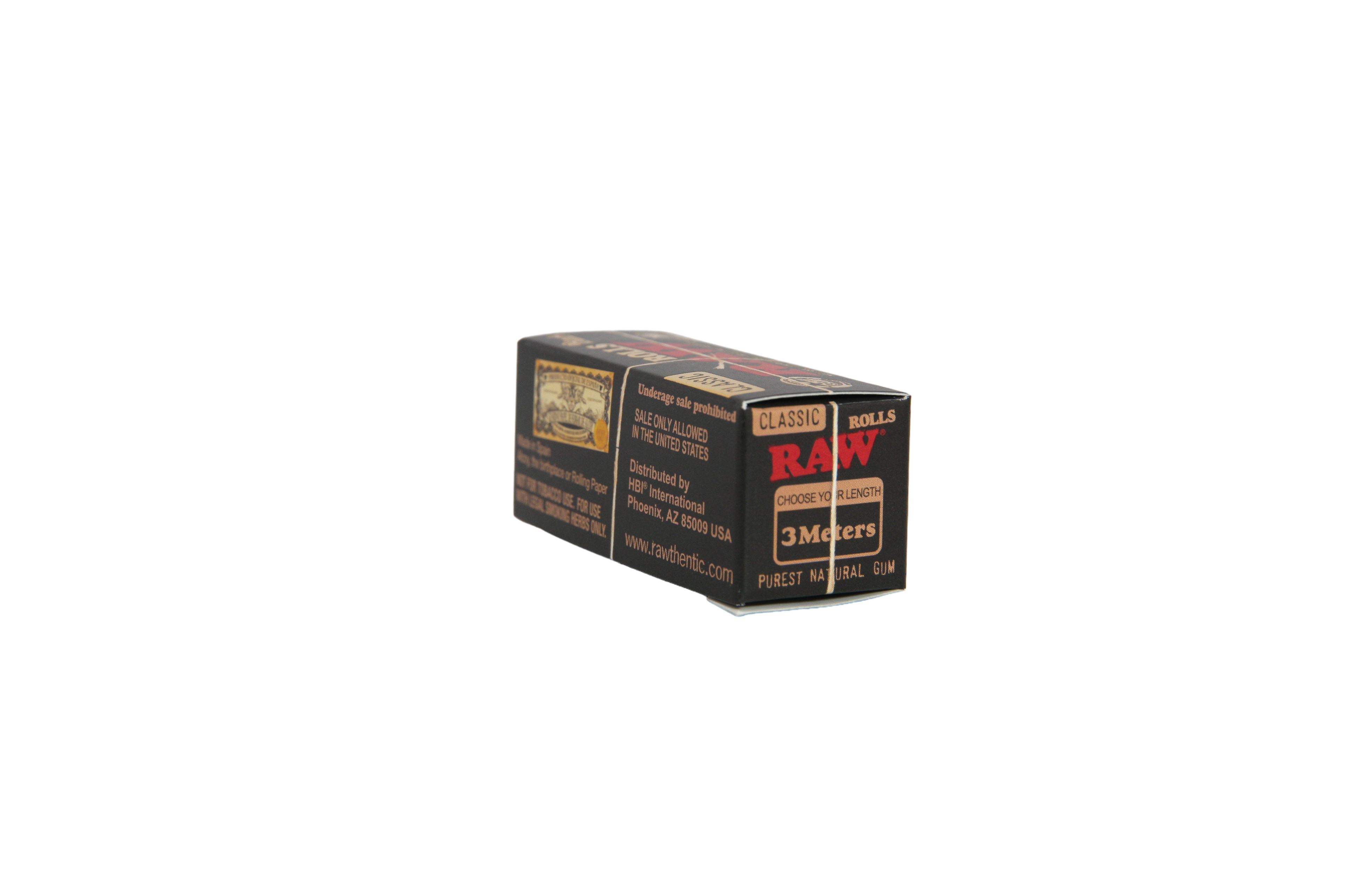 Raw Black Rolls - 3 Meters