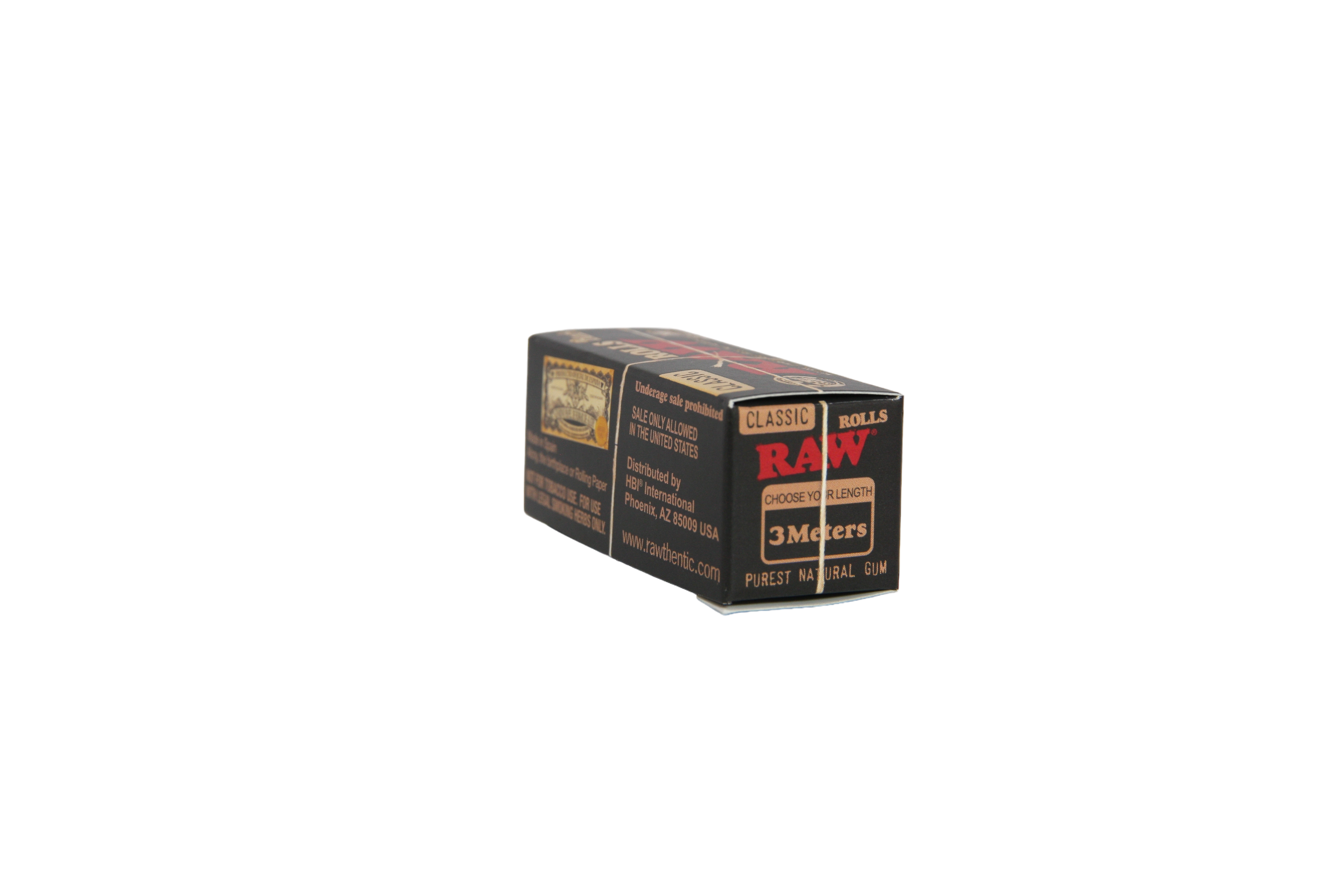 Raw Black Rolls - 3 Meters