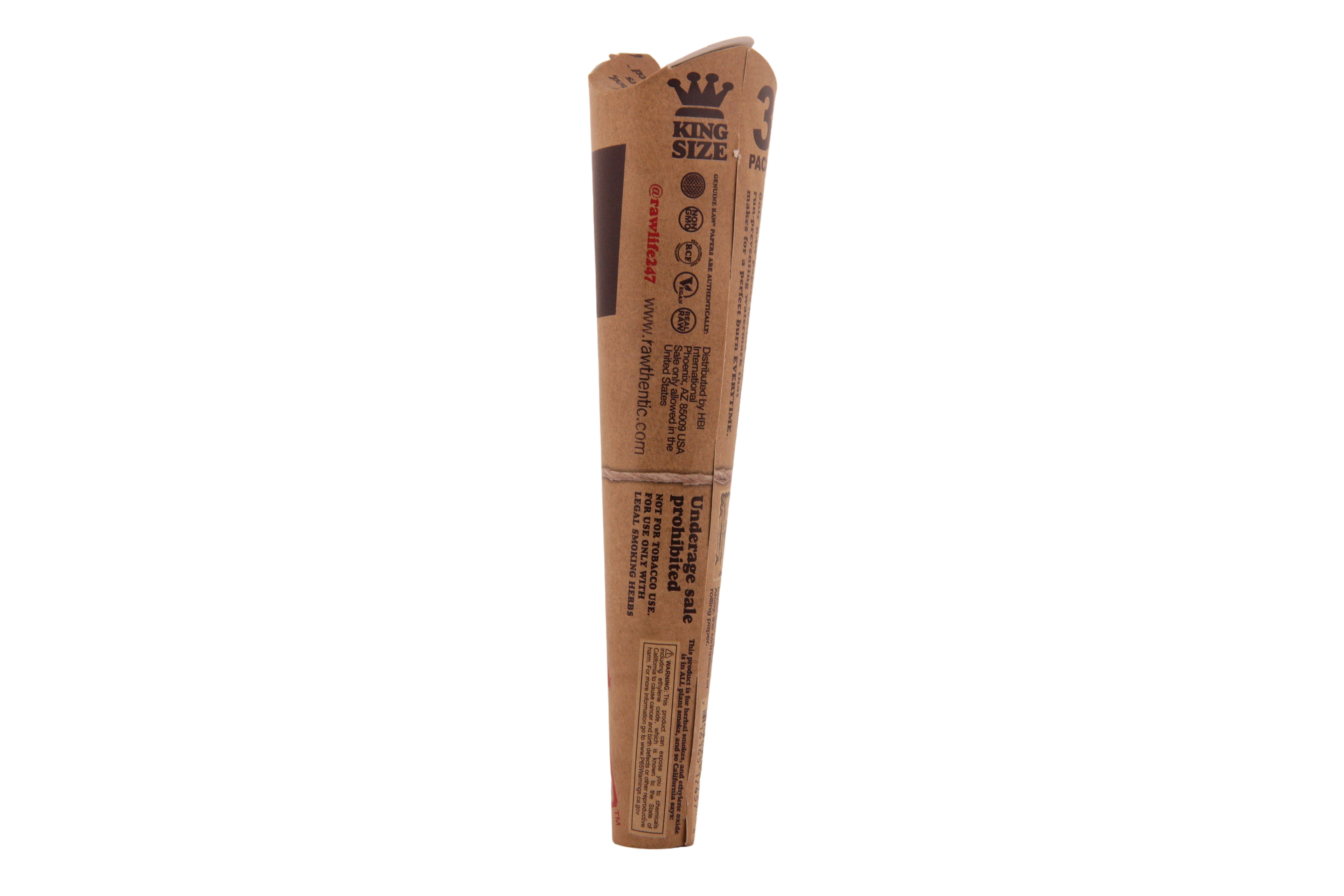 Raw Classic Cones - King Size 3pk