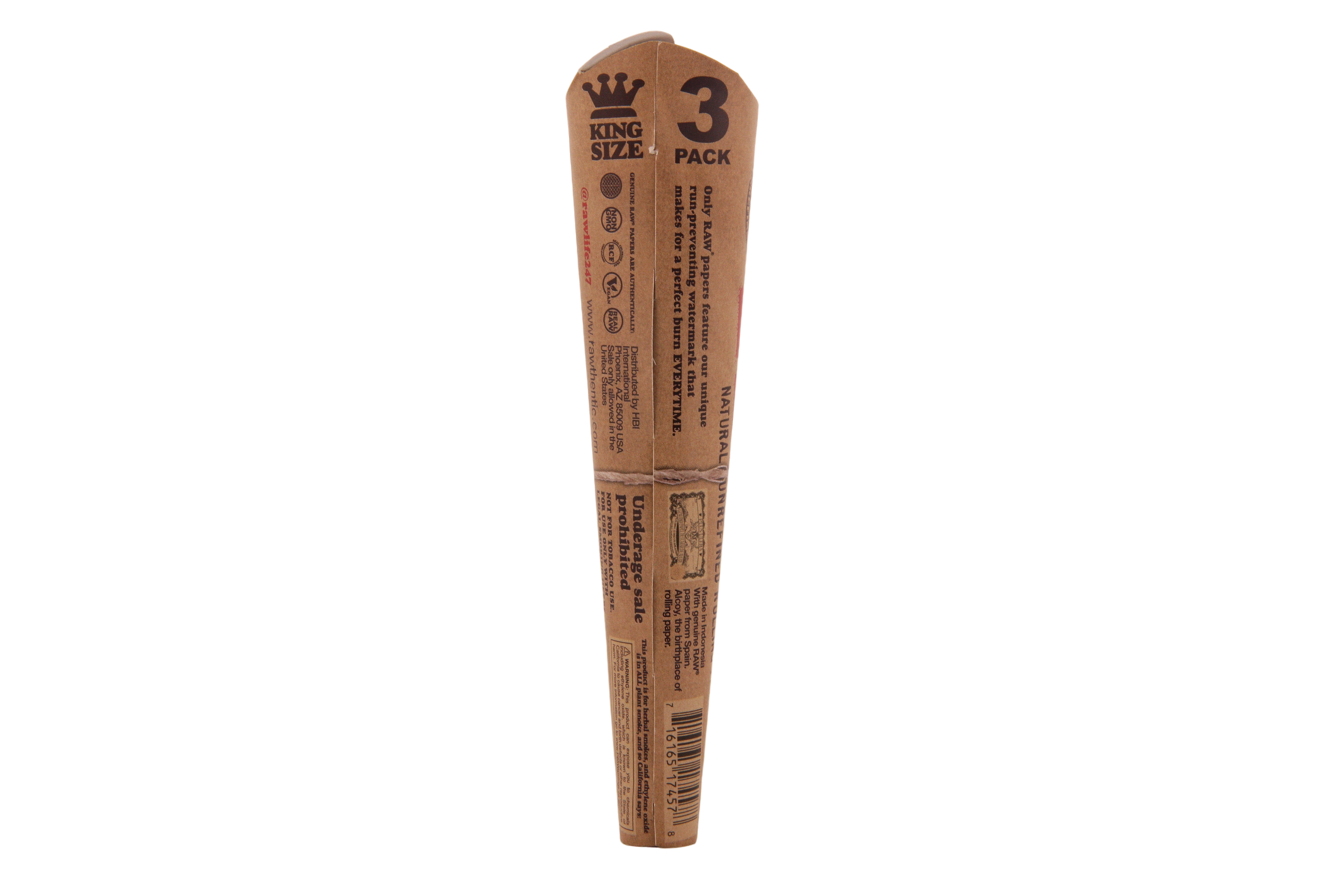 Raw Classic Cones - King Size 3pk