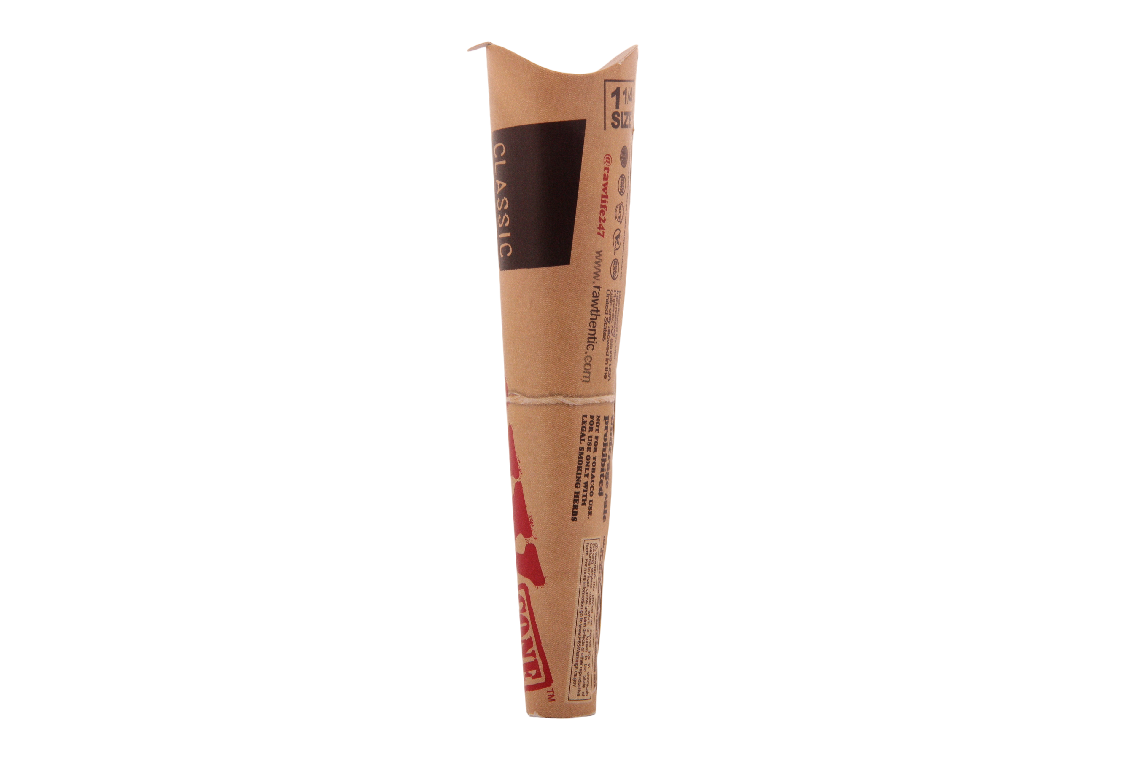 Raw Classic Cones 6pk - 1 1/4