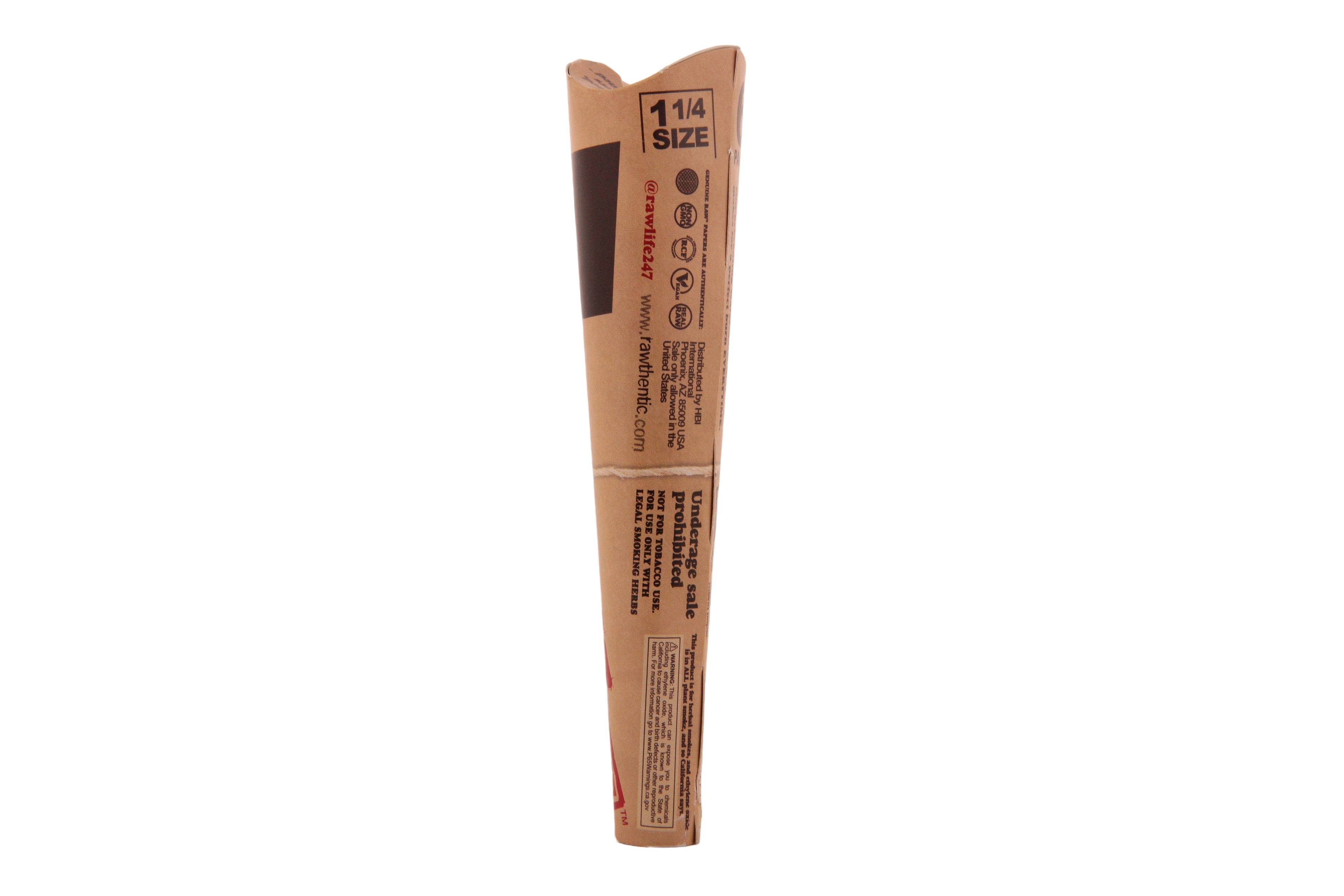 Raw Classic Cones 6pk - 1 1/4