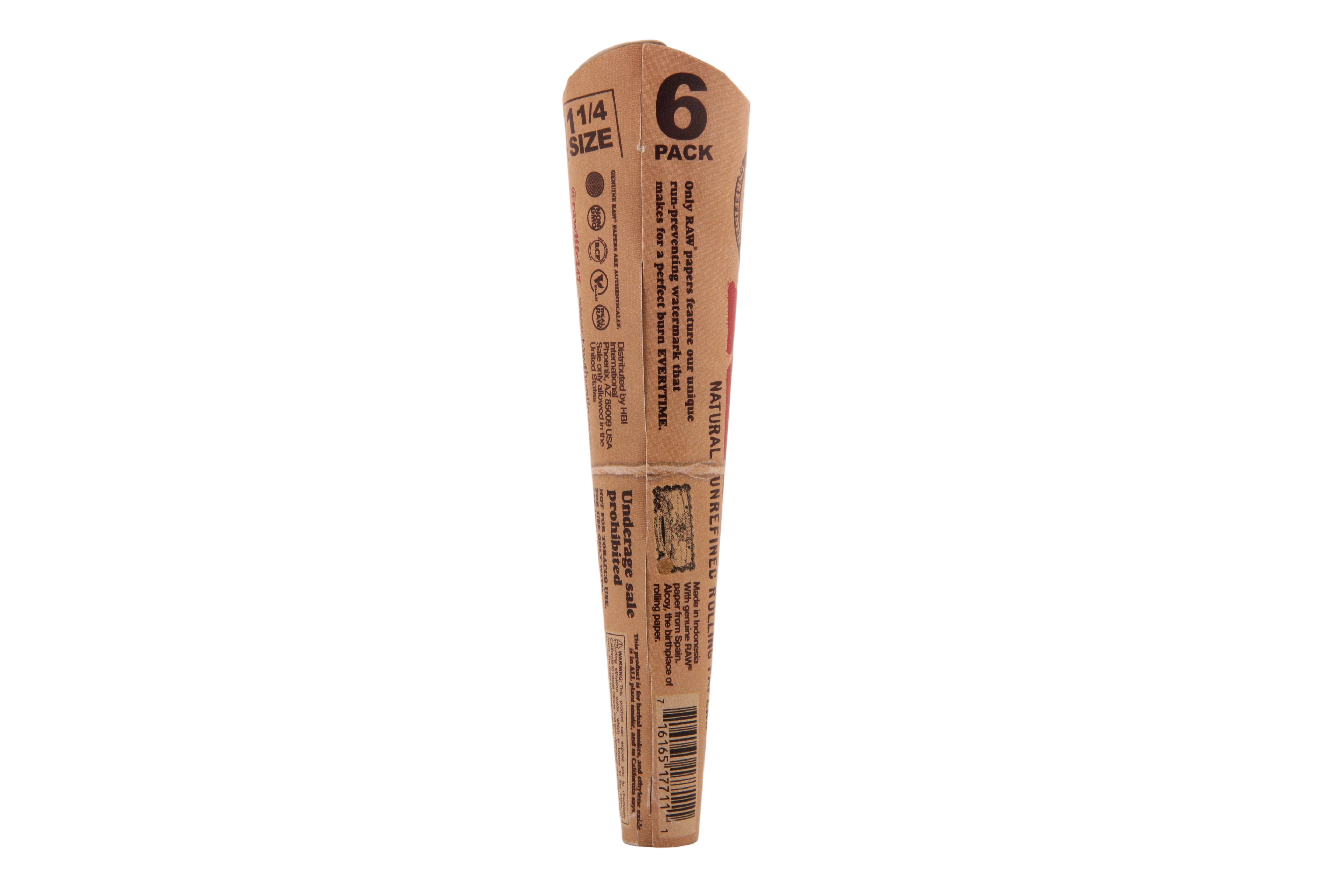 Raw Classic Cones 6pk - 1 1/4
