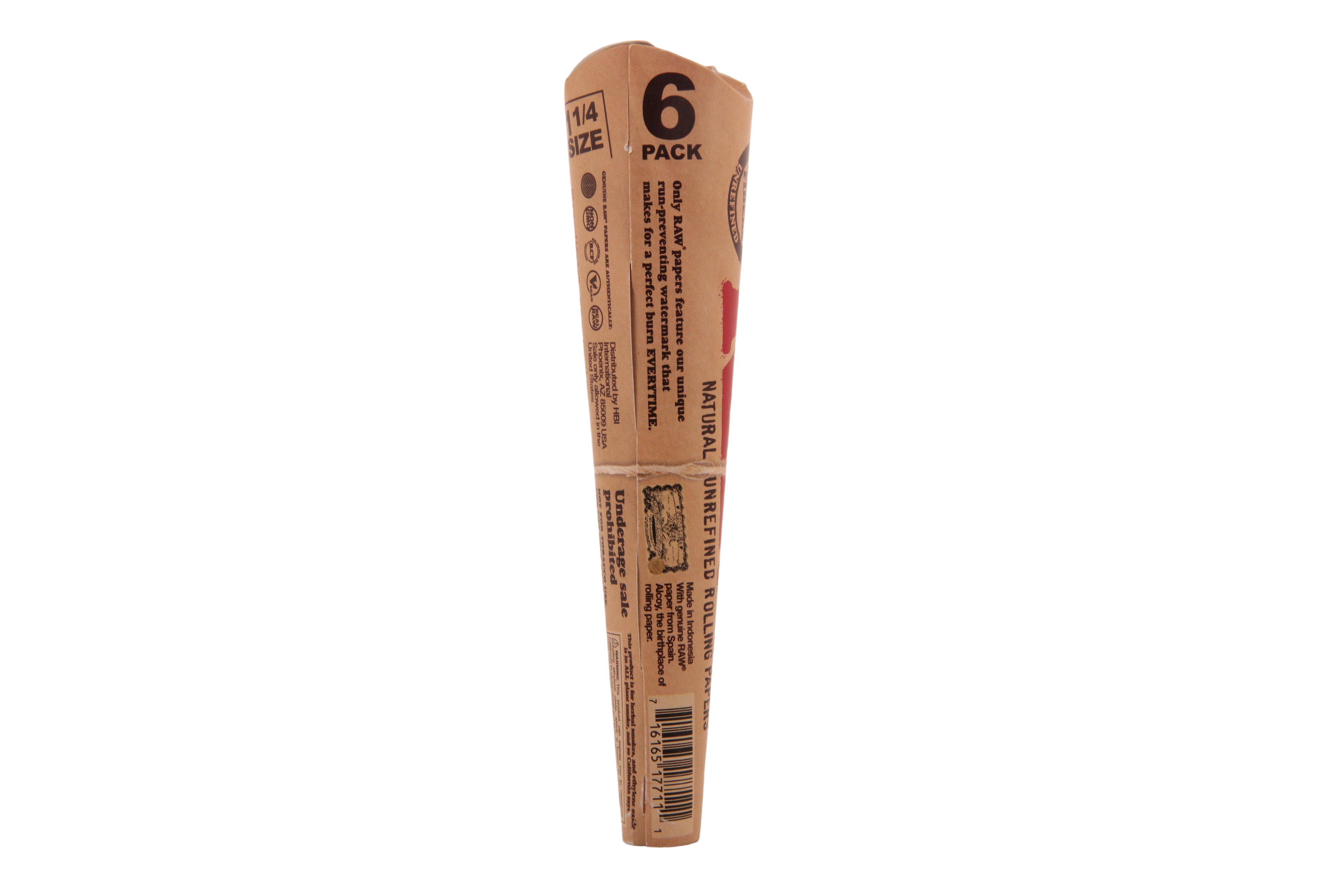 Raw Classic Cones 6pk - 1 1/4