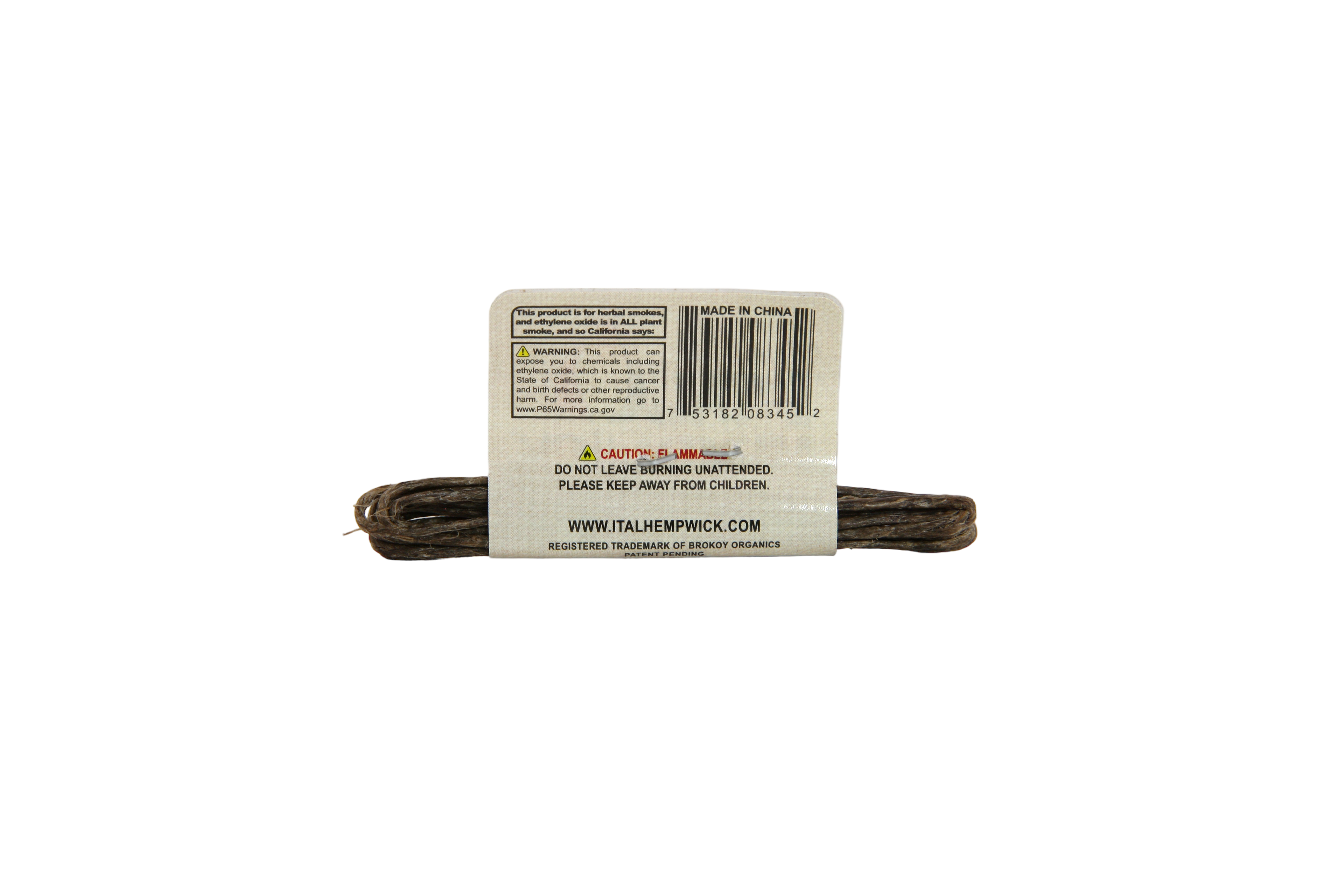 I-TAL HEMP WICK - 3.5 ft