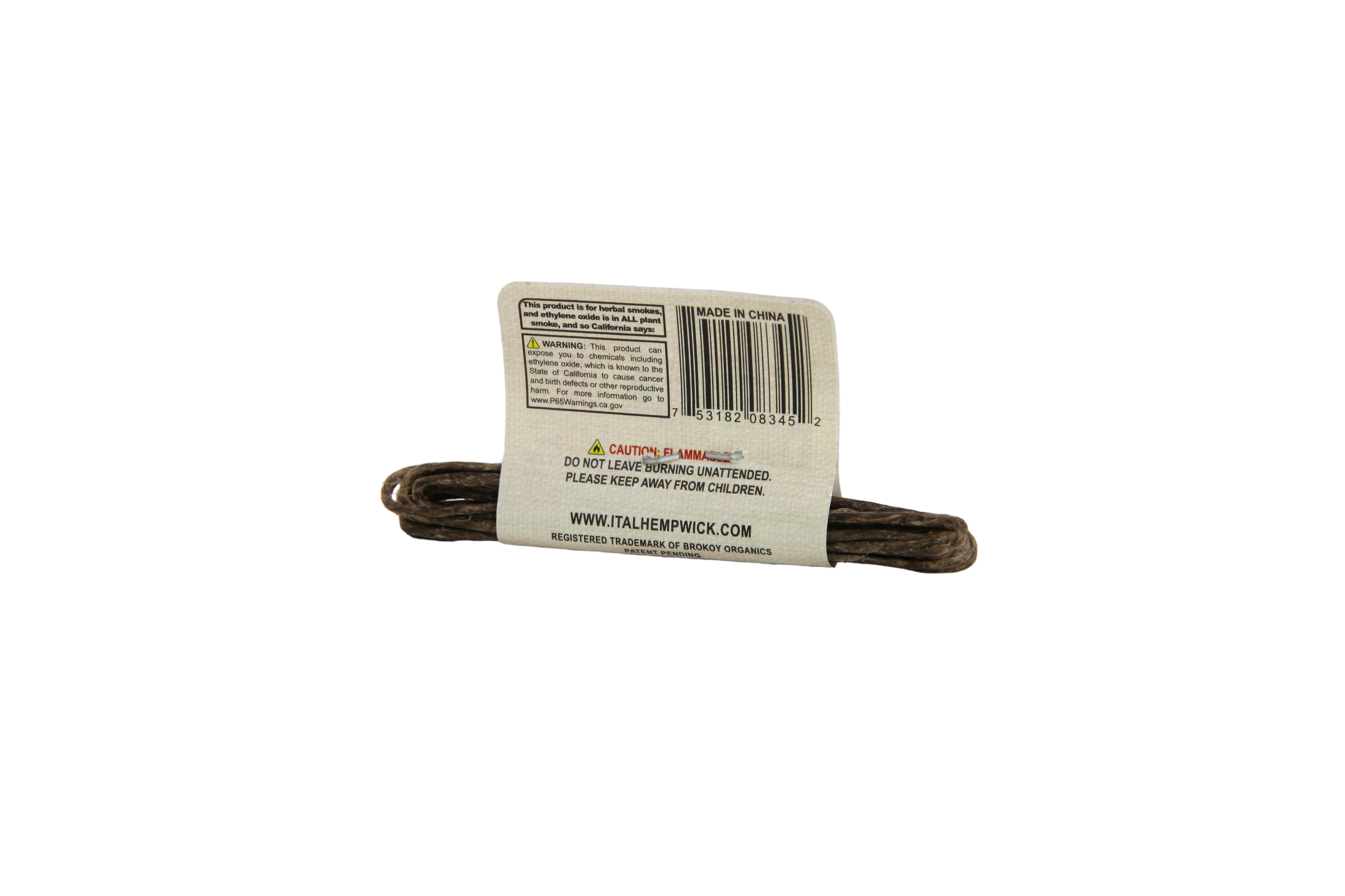 I-TAL HEMP WICK - 3.5 ft