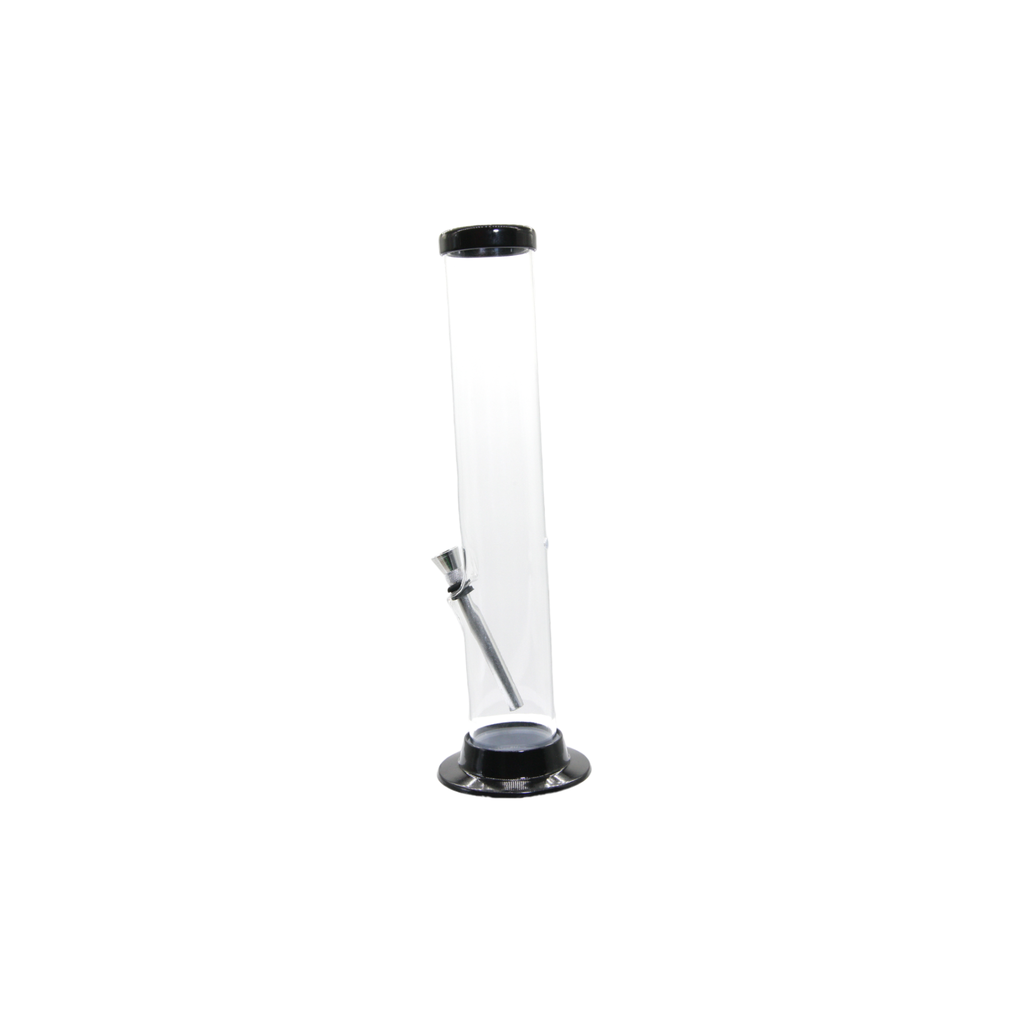 Acrylic Straight Tube Bong - Large