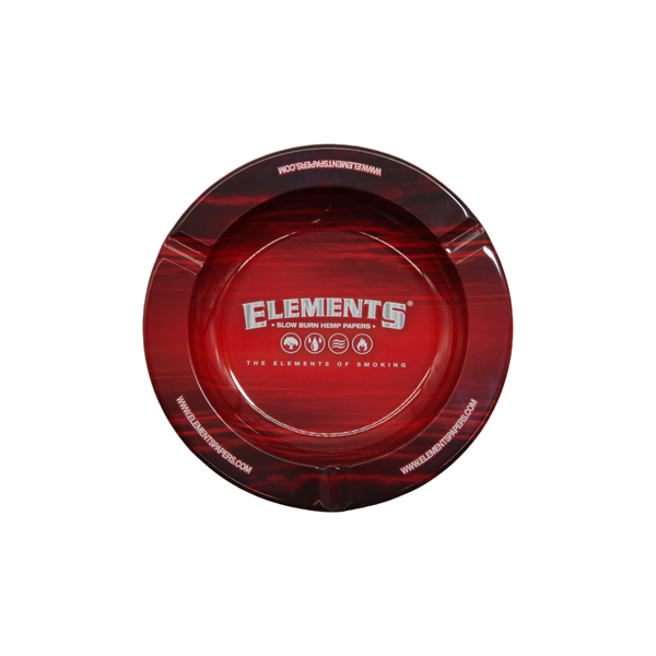 Elements Metal Ashtray with Magnet - Red