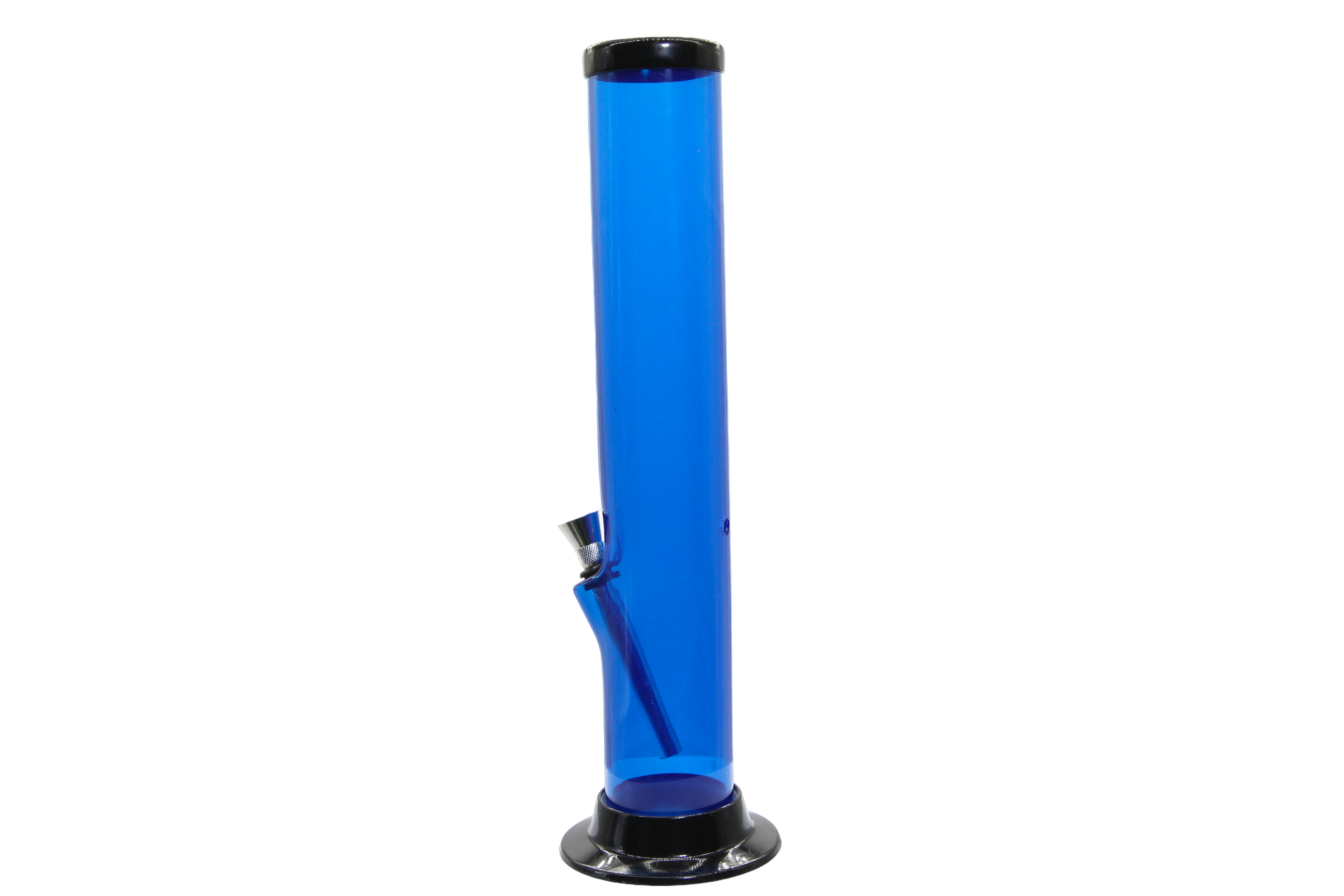 Acrylic Straight Tube Bong - Large