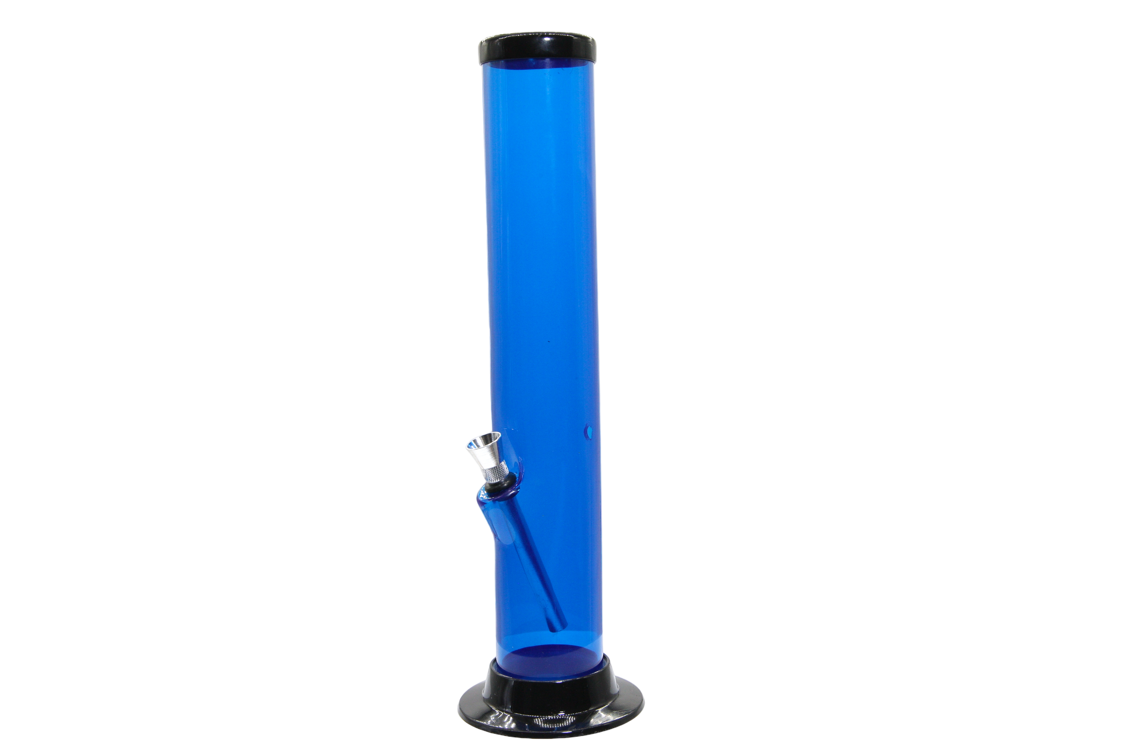 Acrylic Straight Tube Bong - Large