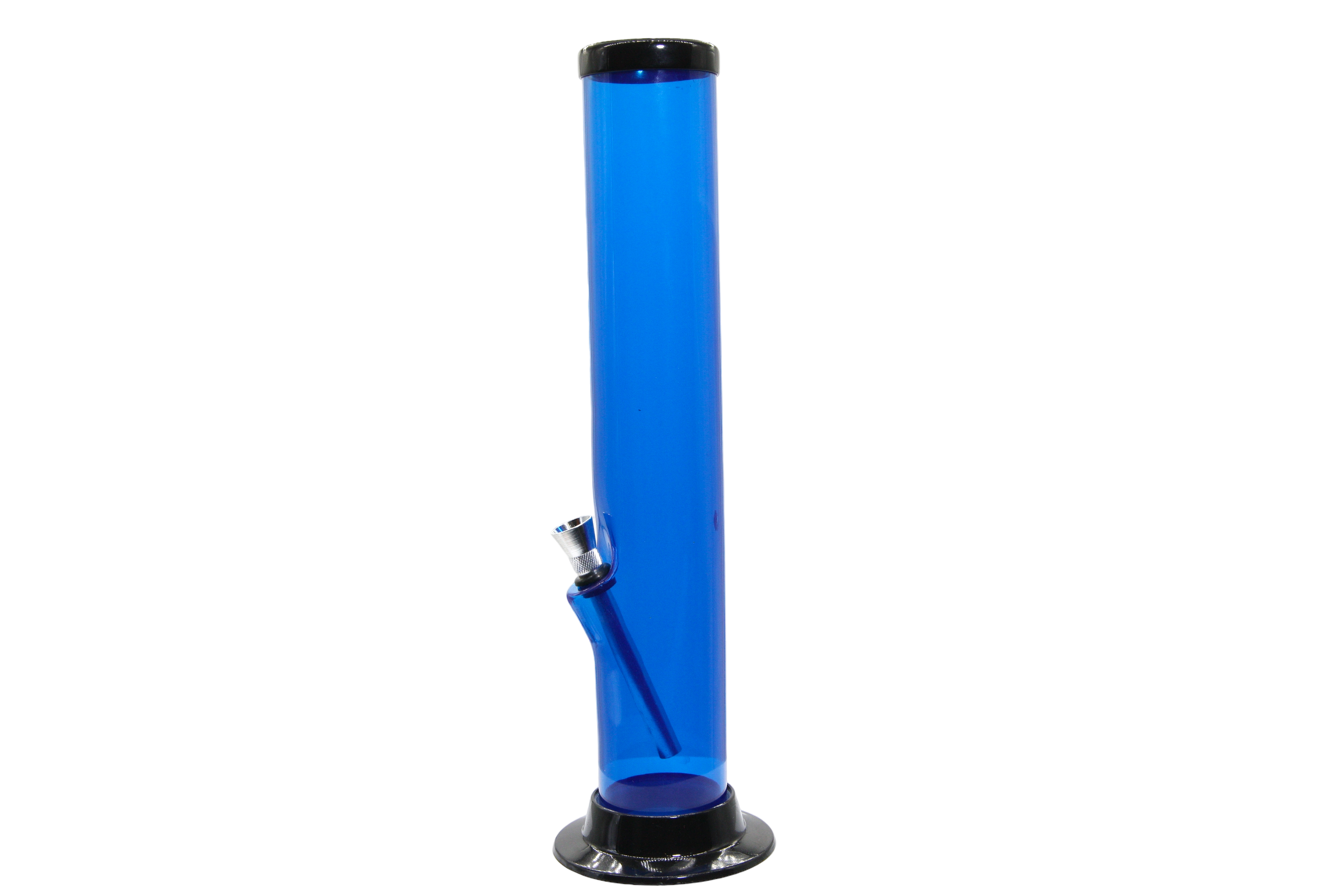 Acrylic Straight Tube Bong - Large