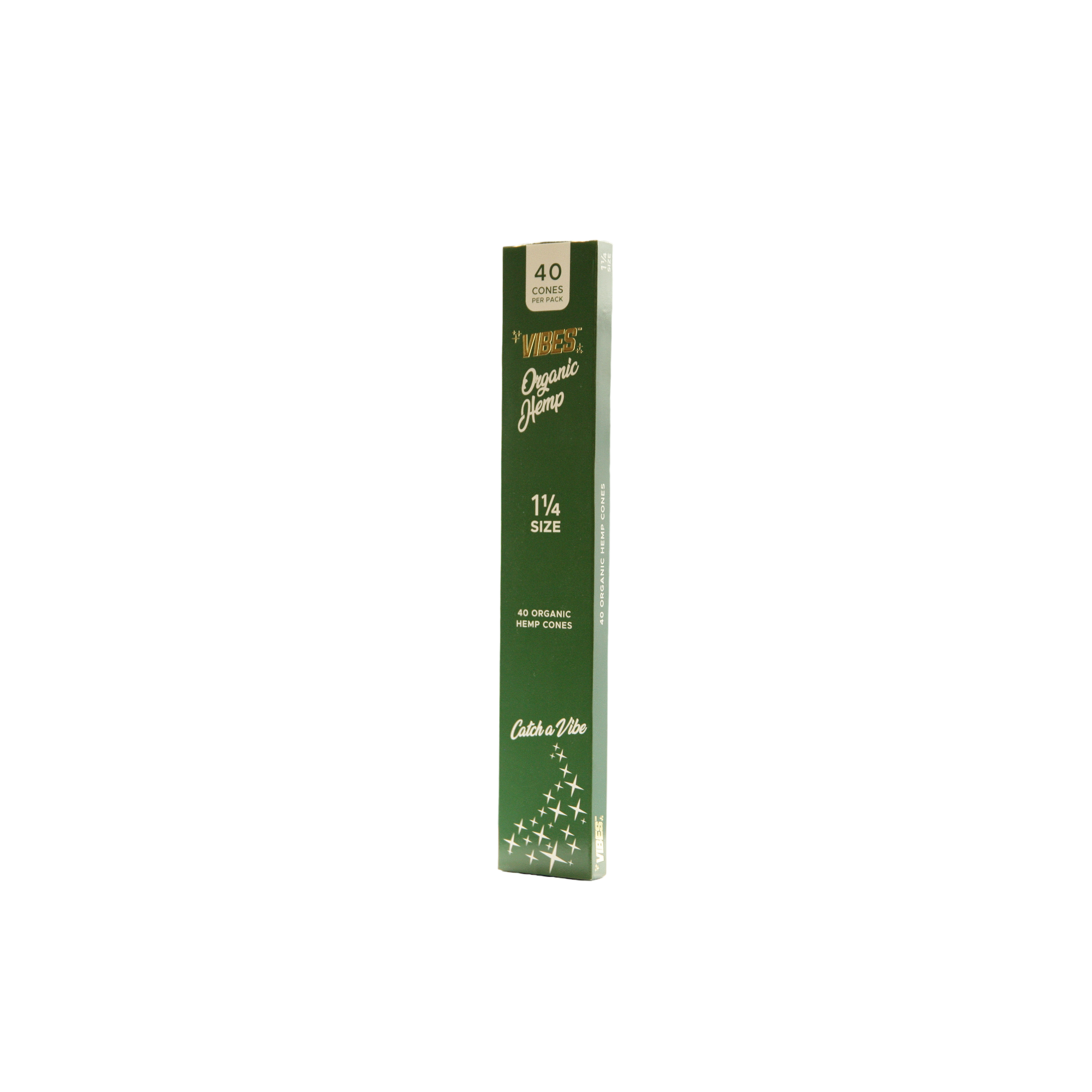 Vibes Organic Hemp Cones - 1 1/4 / 40 Pack