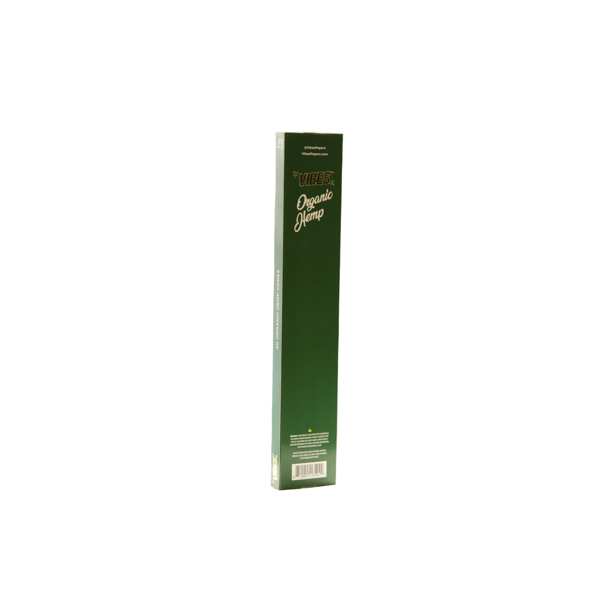 Vibes Organic Hemp Cones - 1 1/4 / 40 Pack
