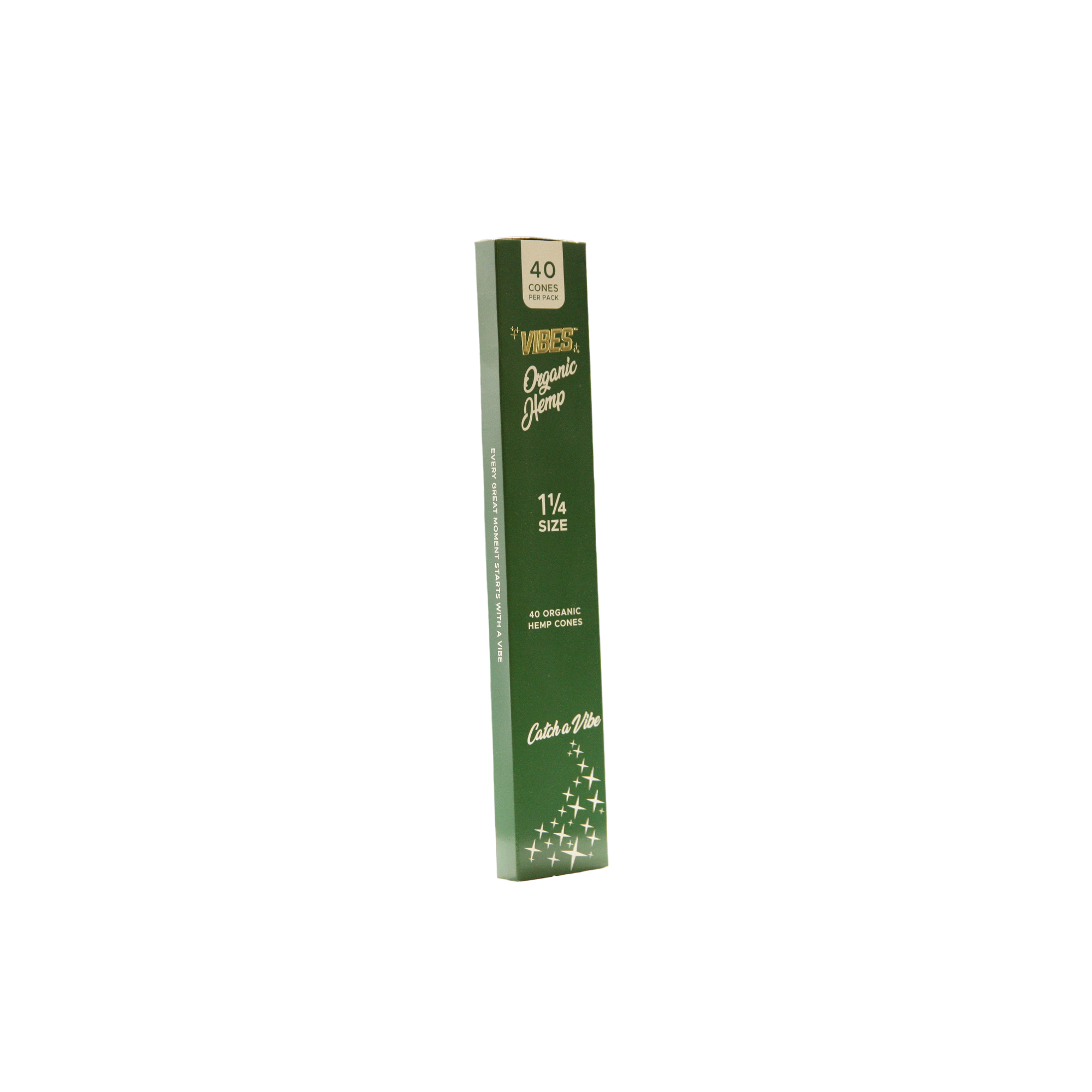 Vibes Organic Hemp Cones - 1 1/4 / 40 Pack