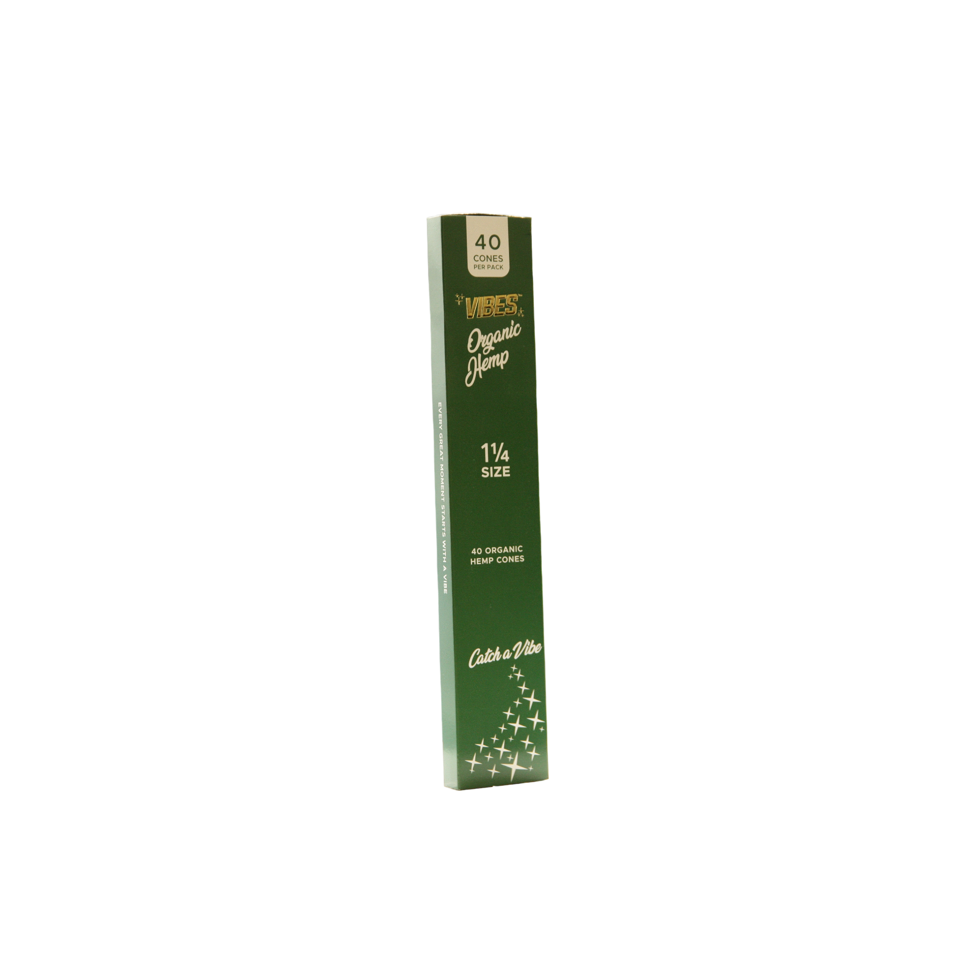 Vibes Organic Hemp Cones - 1 1/4 / 40 Pack