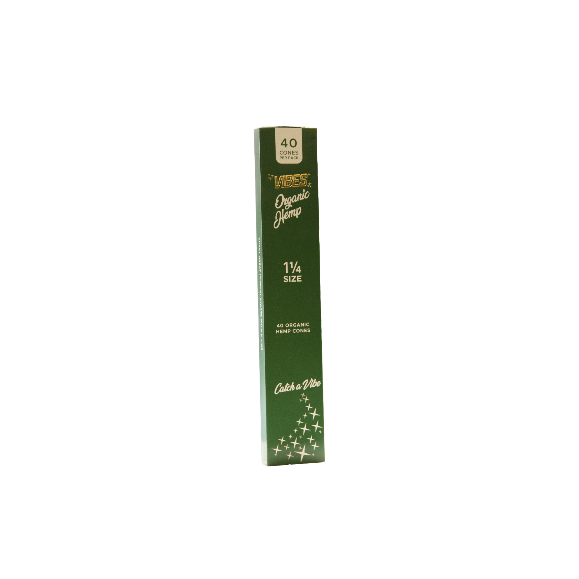 Vibes Organic Hemp Cones - 1 1/4 / 40 Pack
