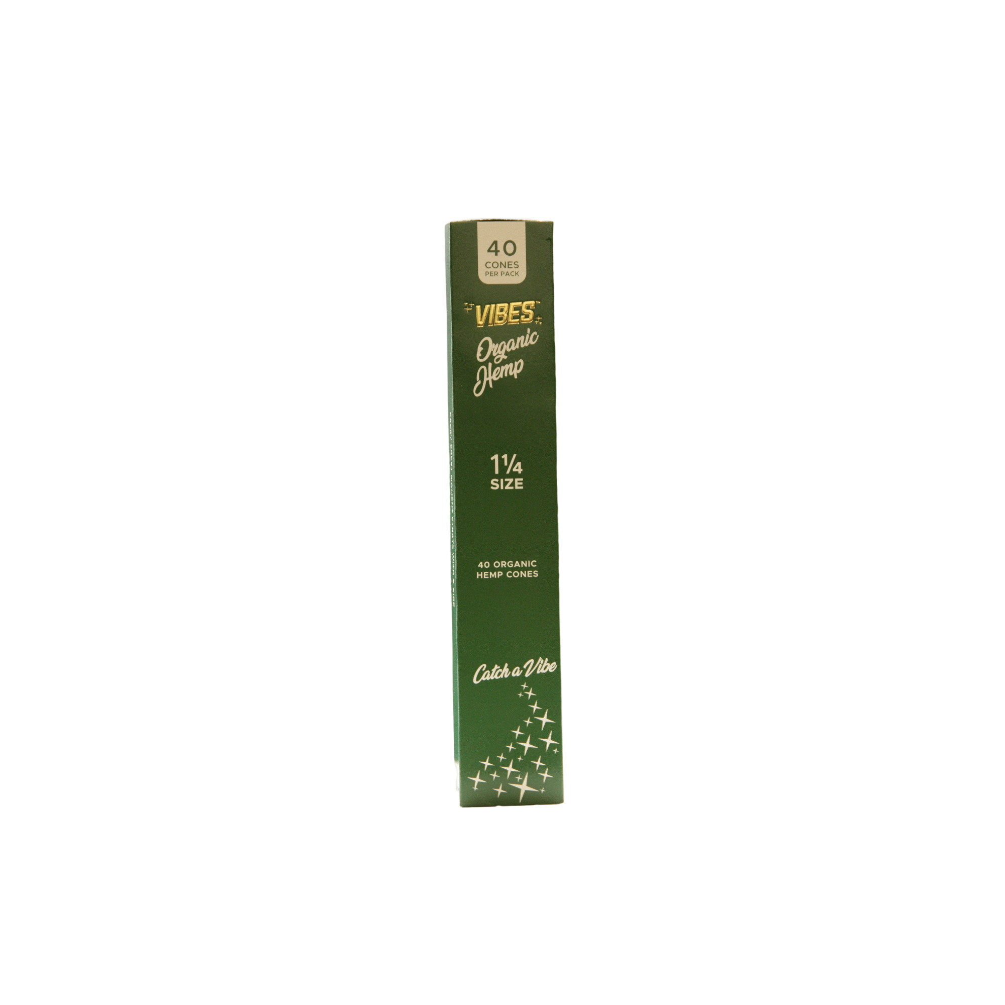Vibes Organic Hemp Cones - 1 1/4 / 40 Pack