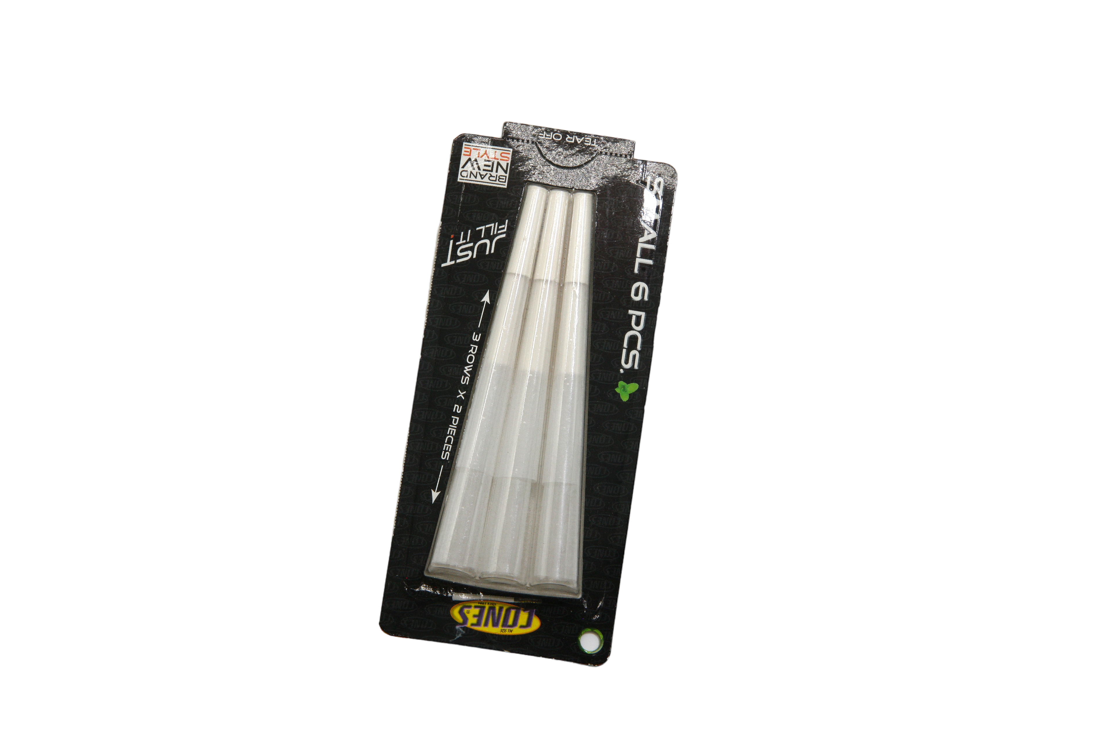 CONES Blister Pack - 1 1/4 / 6 Pcs