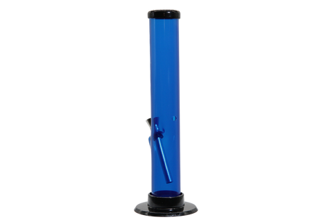 Acrylic Straight Tube Bong - Small
