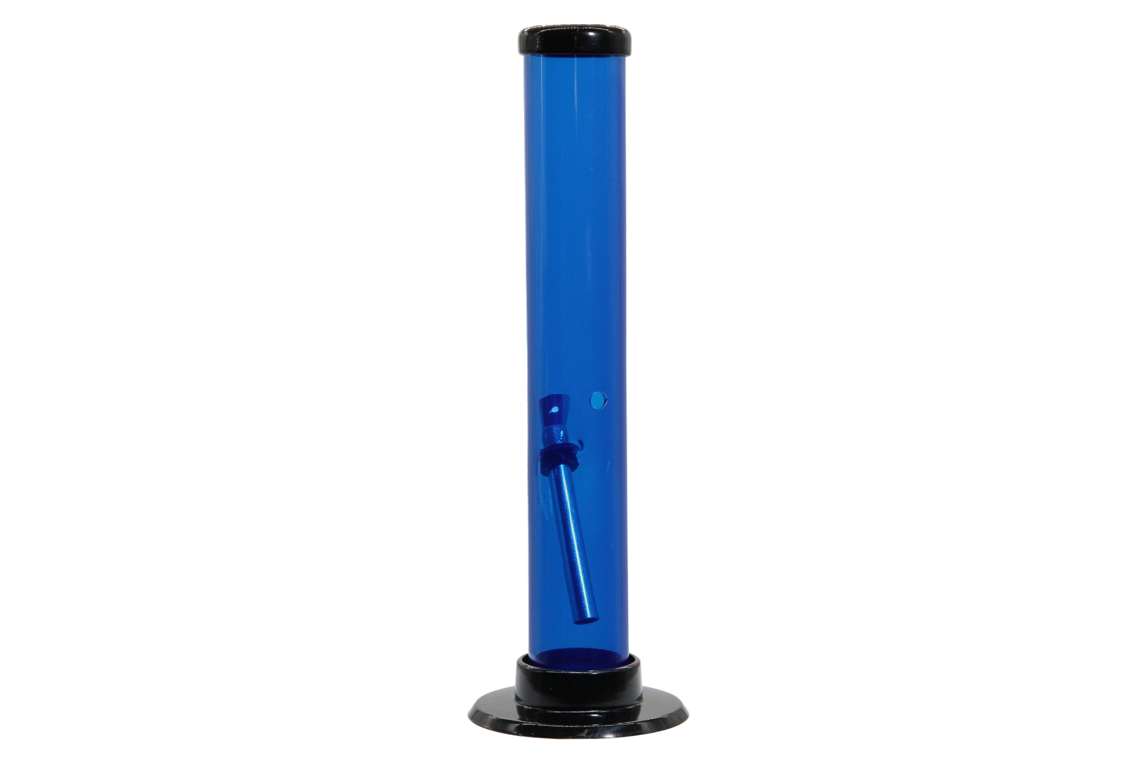 Acrylic Straight Tube Bong - Small
