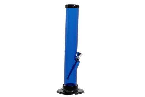 Acrylic Straight Tube Bong - Small