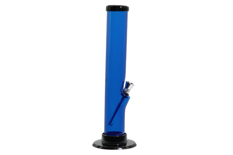 Acrylic Straight Tube Bong - Small