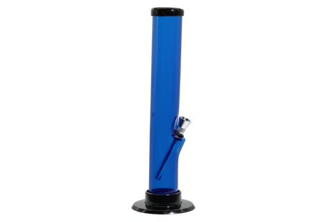 Acrylic Straight Tube Bong - Small