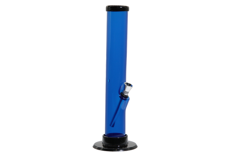 Acrylic Straight Tube Bong - Small
