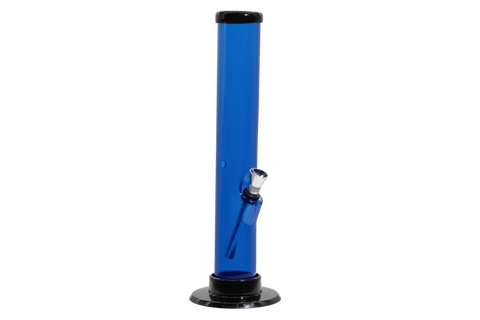 Acrylic Straight Tube Bong - Small