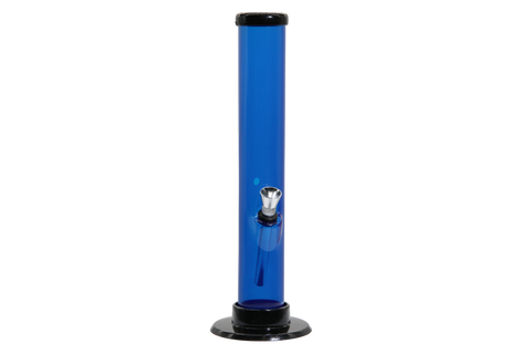 Acrylic Straight Tube Bong - Small