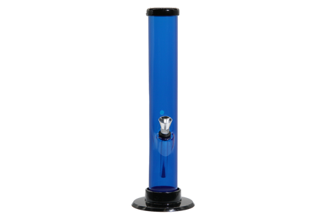 Acrylic Straight Tube Bong - Small