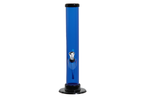 Acrylic Straight Tube Bong - Small