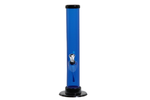 Acrylic Straight Tube Bong - Small