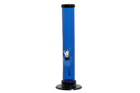 Acrylic Straight Tube Bong - Small