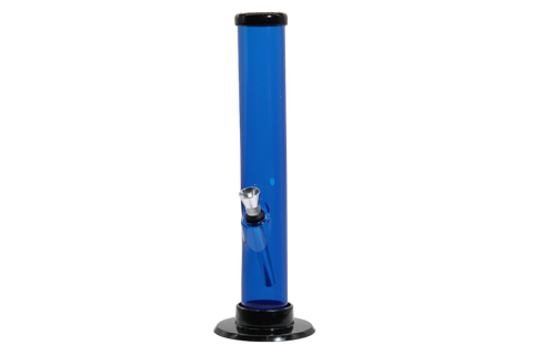 Acrylic Straight Tube Bong - Small