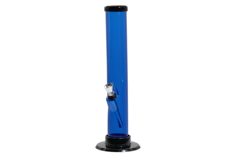 Acrylic Straight Tube Bong - Small