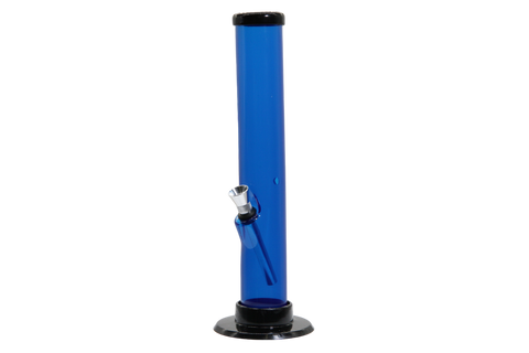 Acrylic Straight Tube Bong - Small