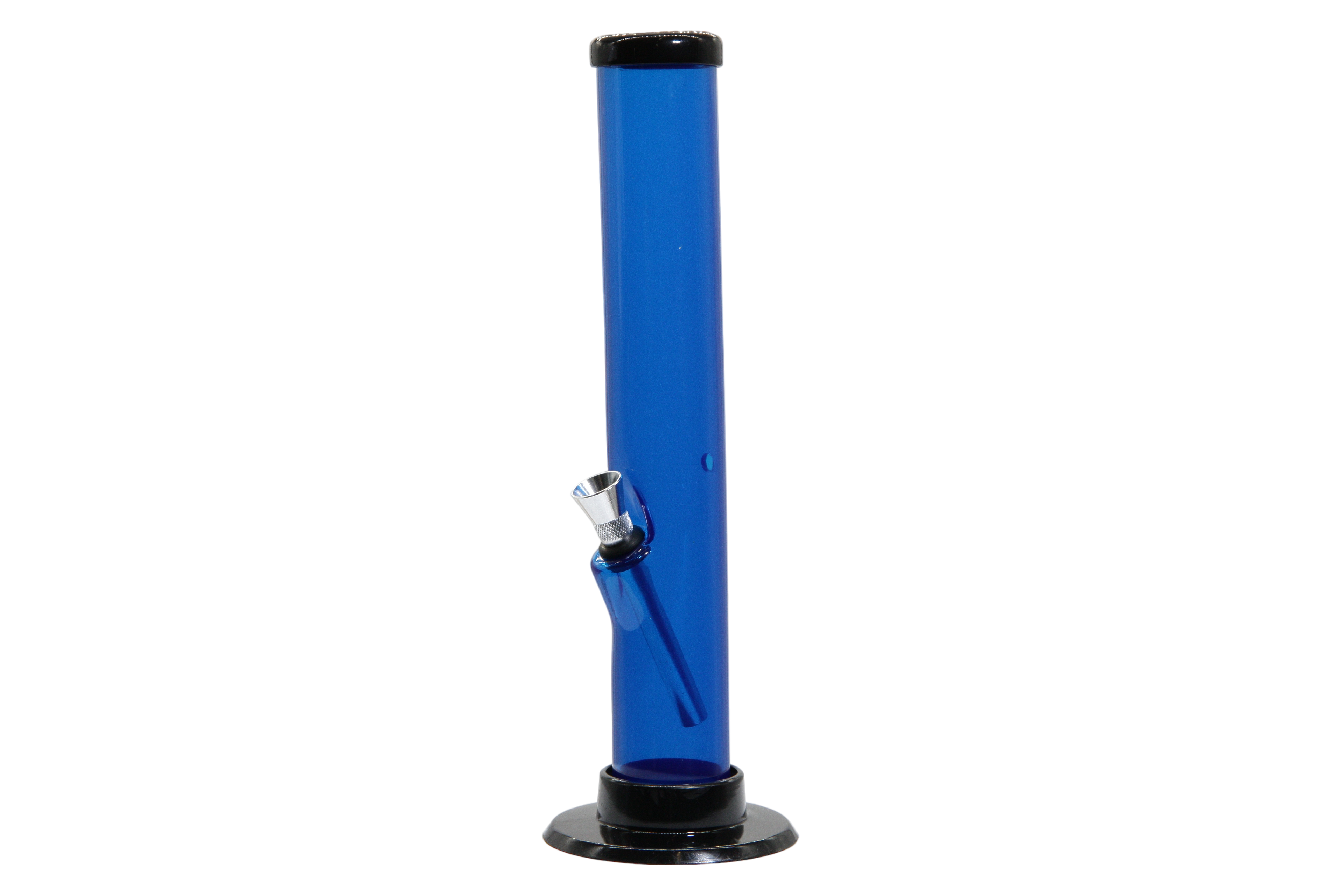 Acrylic Straight Tube Bong - Medium