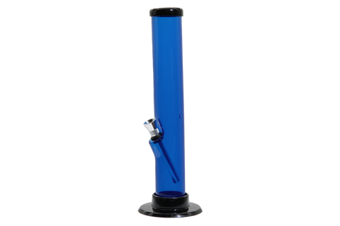 Acrylic Straight Tube Bong - Small