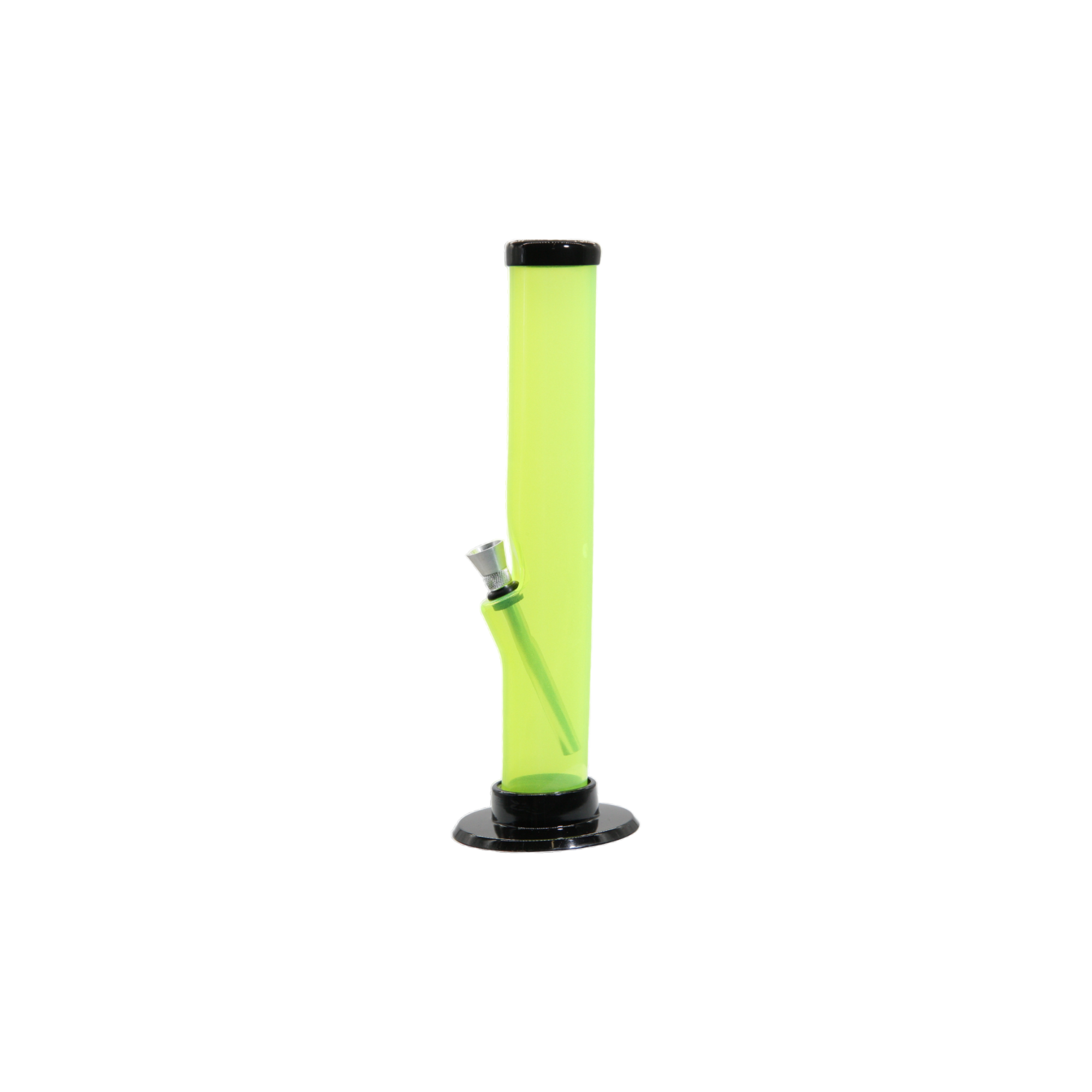 Acrylic Straight Tube Bong - Medium