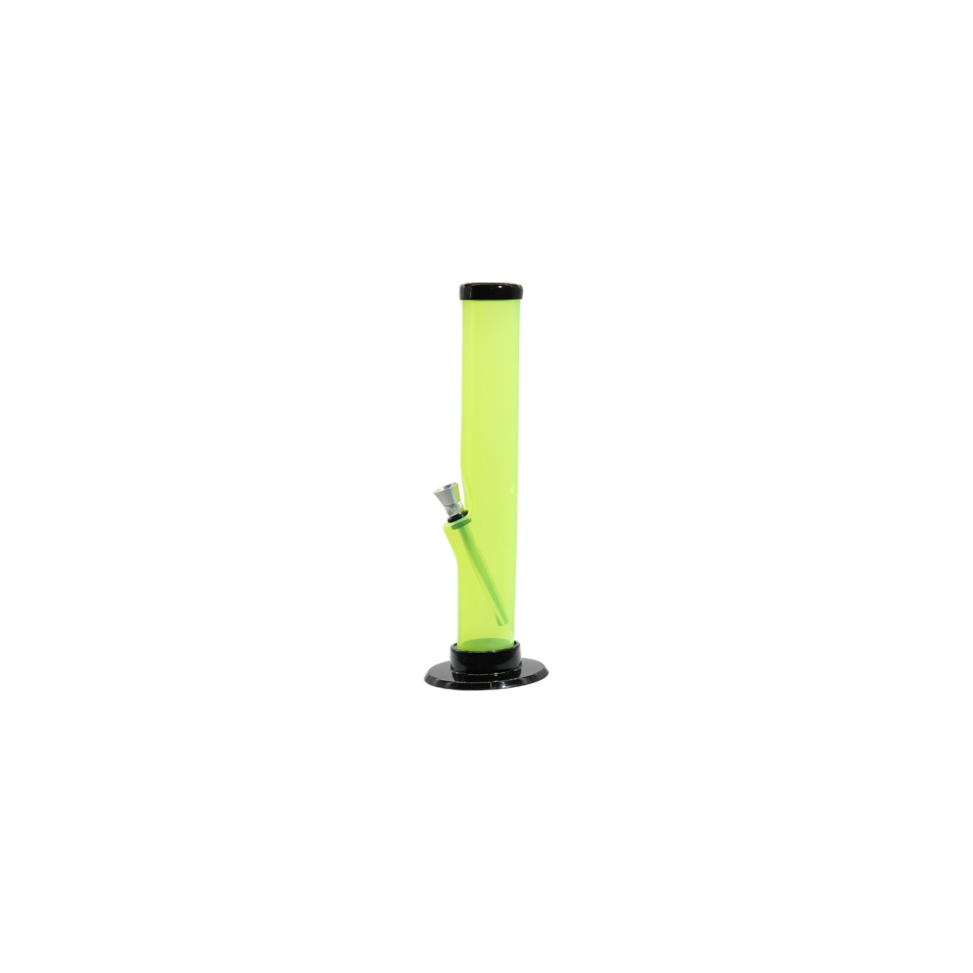 Acrylic Straight Tube Bong - Small