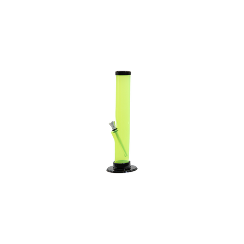 Acrylic Straight Tube Bong - Small