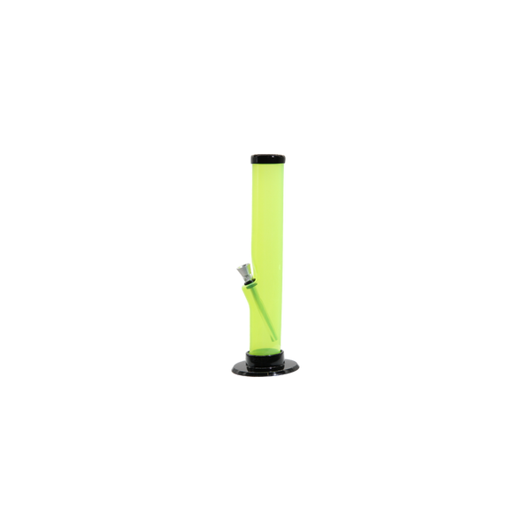 Acrylic Straight Tube Bong - Small