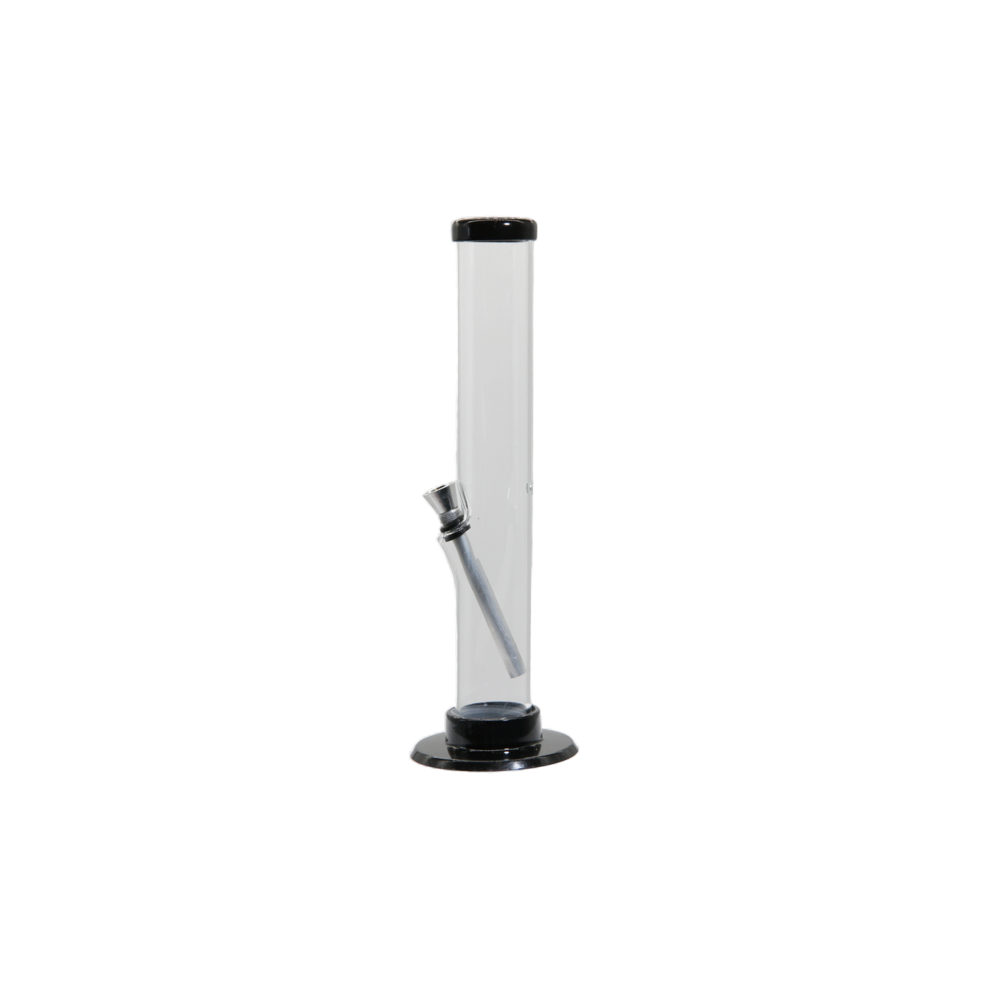 Acrylic Straight Tube Bong - Medium