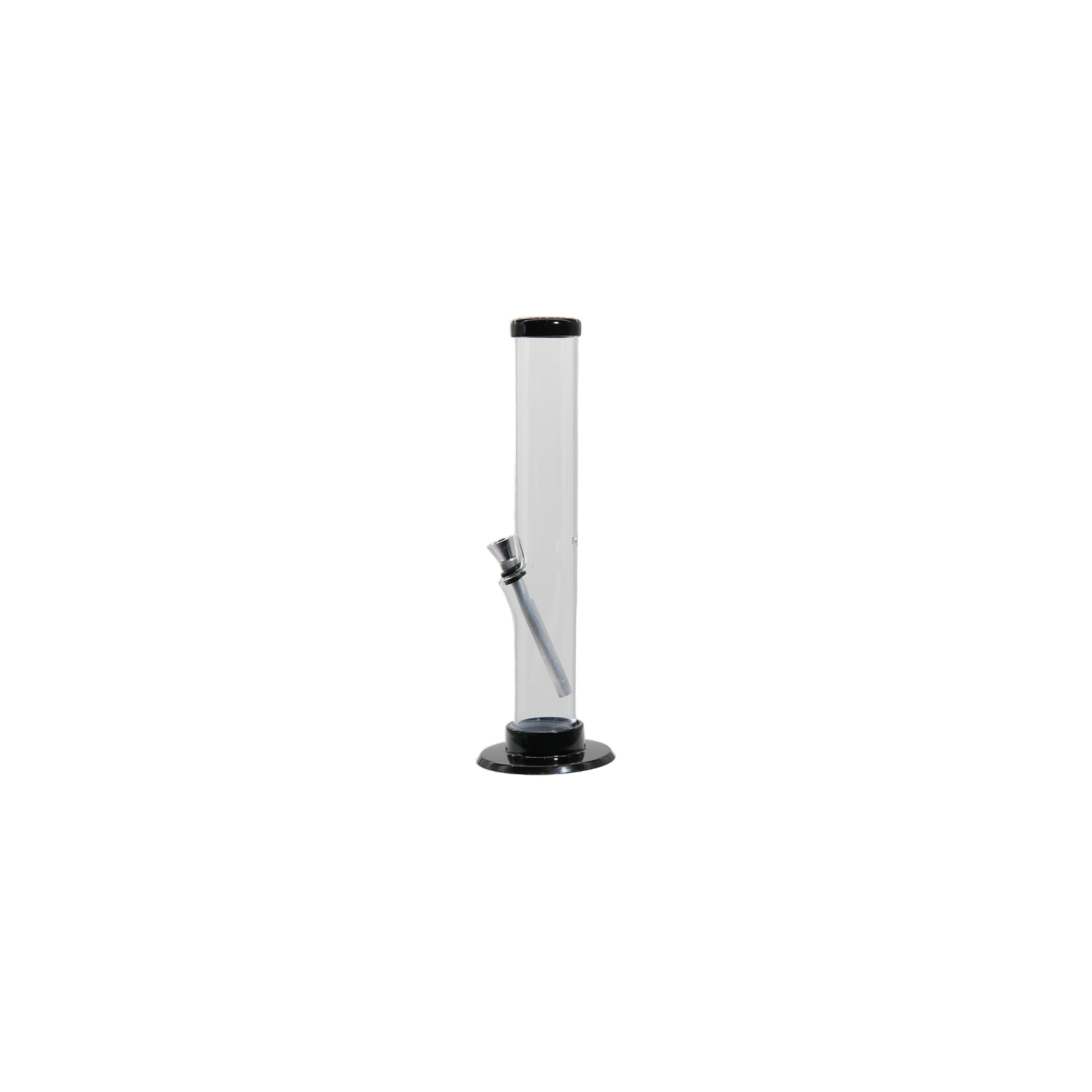 Acrylic Straight Tube Bong - Small
