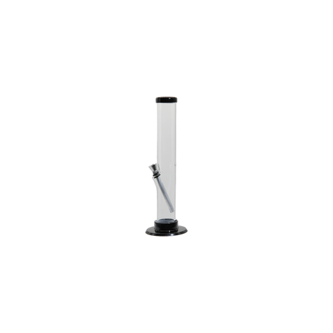 Acrylic Straight Tube Bong - Small